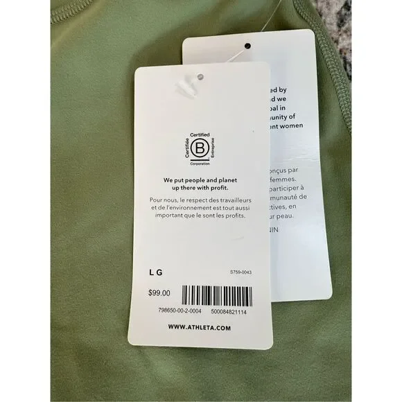 NWT Athleta Elation Wide Leg Pant Light Size L - Picture 4 of 7